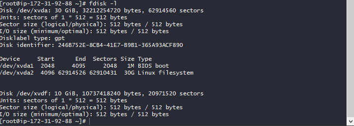 Listing all the volumes attached to instance